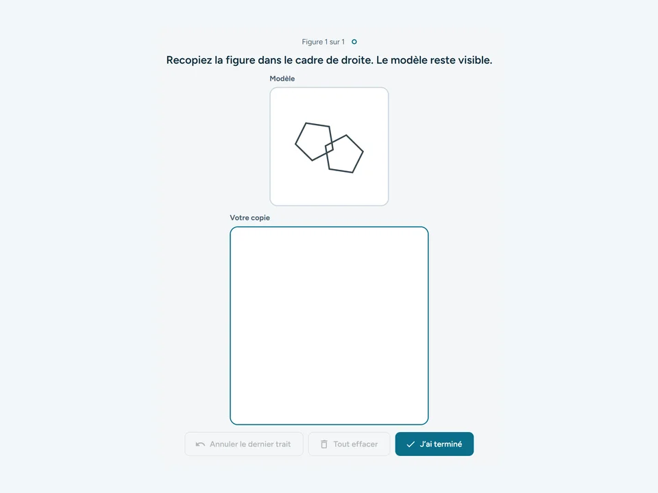 Capture de l’exercice Copie de figure